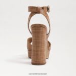 נשים הַנעָלָה Sam Edelman סנדל פלטפורמה של kayna cuoio 4XL22X512 - Image 5