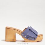 נשים הַנעָלָה Sam Edelman סנדל פלטפורמה של marcia כְּחוֹל 4XL22X62 - Image 2
