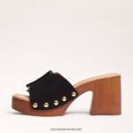 נשים הַנעָלָה Sam Edelman סנדל פלטפורמה של marcia זמש שחור 4XL22X60 - Image 4