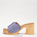 נשים הַנעָלָה Sam Edelman סנדל פלטפורמה של marcia כְּחוֹל 4XL22X62 - Image 4