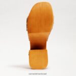 נשים הַנעָלָה Sam Edelman סנדל פלטפורמה של marcia בז' 4XL22X61 - Image 6