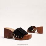 נשים הַנעָלָה Sam Edelman סנדל פלטפורמה של marcia זמש שחור 4XL22X60 - Image 7