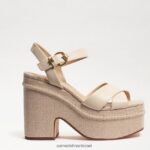 נשים הַנעָלָה Sam Edelman סנדל פלטפורמה של trianna שנהב מודרני 4XL22X533 - Image 2