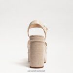 נשים הַנעָלָה Sam Edelman סנדל פלטפורמה של trianna שנהב מודרני 4XL22X533 - Image 5