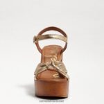 נשים הַנעָלָה Sam Edelman סנדל פלטפורמה של trista שמפנייה 4XL22X401 - Image 3