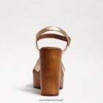 נשים הַנעָלָה Sam Edelman סנדל פלטפורמה של trista שמפנייה 4XL22X401 - Image 5