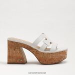 נשים הַנעָלָה Sam Edelman סנדל פלטפורמת dev לבן בוהק 4XL22X545 - Image 2