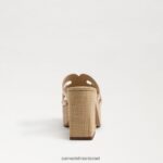 נשים הַנעָלָה Sam Edelman סנדל פלטפורמת dev עלה זהב 4XL22X547 - Image 5