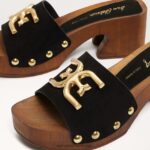 נשים הַנעָלָה Sam Edelman סנדל פרנצ'ינה זמש שחור 4XL22X520 - Image 7