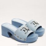 נשים הַנעָלָה Sam Edelman סנדל פרנצ'ינה כחול בהיר 4XL22X521