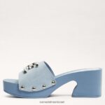 נשים הַנעָלָה Sam Edelman סנדל פרנצ'ינה כחול בהיר 4XL22X521 - Image 4