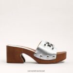 נשים הַנעָלָה Sam Edelman סנדל פרנצ'ינה כסף 4XL22X519 - Image 2