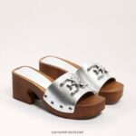 נשים הַנעָלָה Sam Edelman סנדל פרנצ'ינה כסף 4XL22X519