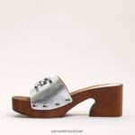 נשים הַנעָלָה Sam Edelman סנדל פרנצ'ינה כסף 4XL22X519 - Image 4