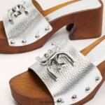 נשים הַנעָלָה Sam Edelman סנדל פרנצ'ינה כסף 4XL22X519 - Image 7