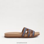 נשים הַנעָלָה Sam Edelman סנדל רב מגלשות nettie אינדיגו מכובס 4XL22X425 - Image 2