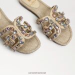 נשים הַנעָלָה Sam Edelman סנדל שקופיות bay 16 עור קליפת ביצה 4XL22X535 - Image 7