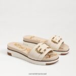 נשים הַנעָלָה Sam Edelman סנדל שקופיות אמיליה שנהב מודרני 4XL22X509