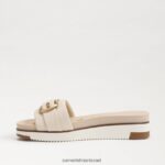 נשים הַנעָלָה Sam Edelman סנדל שקופיות אמיליה שנהב מודרני 4XL22X509 - Image 4