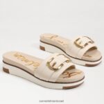 נשים הַנעָלָה Sam Edelman סנדל שקופיות אמיליה שנהב מודרני 4XL22X509 - Image 7