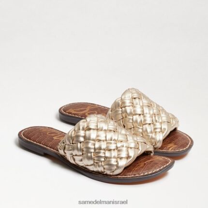 נשים הַנעָלָה Sam Edelman סנדל שקופיות ארוג גריפין עור יוטה 4XL22X636