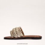 נשים הַנעָלָה Sam Edelman סנדל שקופיות ארוג של giada עלה זהב 4XL22X406 - Image 4