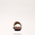 נשים הַנעָלָה Sam Edelman סנדל שקופיות ארוג של giada עלה זהב 4XL22X406 - Image 5