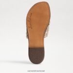 נשים הַנעָלָה Sam Edelman סנדל שקופיות ארוג גריפין עור יוטה 4XL22X636 - Image 6