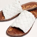 נשים הַנעָלָה Sam Edelman סנדל שקופיות ארוג גריפין לבן בוהק 4XL22X638 - Image 7
