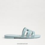 נשים הַנעָלָה Sam Edelman סנדל שקופיות ג'לי מפרץ כחול גאות 4XL22X219 - Image 2