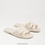 נשים הַנעָלָה Sam Edelman סנדל שקופיות ג'לי מפרץ שנהב מודרני 4XL22X224