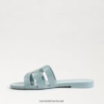 נשים הַנעָלָה Sam Edelman סנדל שקופיות ג'לי מפרץ כחול גאות 4XL22X219 - Image 4
