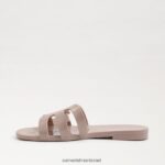 נשים הַנעָלָה Sam Edelman סנדל שקופיות ג'לי מפרץ אבק ורדים 4XL22X220 - Image 4