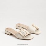 נשים הַנעָלָה Sam Edelman סנדל שקופיות דיאקון שנהב מודרני 4XL22X417