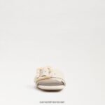 נשים הַנעָלָה Sam Edelman סנדל שקופיות דיאקון שנהב מודרני 4XL22X417 - Image 3