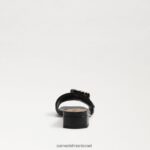 נשים הַנעָלָה Sam Edelman סנדל שקופיות דיאקון עור שחור 4XL22X419 - Image 5