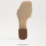 נשים הַנעָלָה Sam Edelman סנדל שקופיות דיאקון שנהב מודרני 4XL22X417 - Image 6