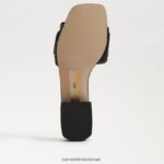 נשים הַנעָלָה Sam Edelman סנדל שקופיות דיאקון עור שחור 4XL22X419 - Image 6