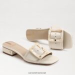 נשים הַנעָלָה Sam Edelman סנדל שקופיות דיאקון שנהב מודרני 4XL22X417 - Image 7
