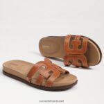 נשים הַנעָלָה Sam Edelman סנדל שקופיות נטו אוּכָּף 4XL22X273 - Image 7