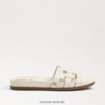 נשים הַנעָלָה Sam Edelman סנדל שקופיות נטו שנהב מודרני 4XL22X275 - Image 2