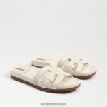 נשים הַנעָלָה Sam Edelman סנדל שקופיות נטו שנהב מודרני 4XL22X275