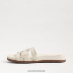 נשים הַנעָלָה Sam Edelman סנדל שקופיות נטו שנהב מודרני 4XL22X275 - Image 4