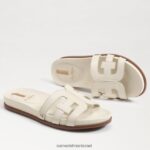 נשים הַנעָלָה Sam Edelman סנדל שקופיות נטו שנהב מודרני 4XL22X275 - Image 7
