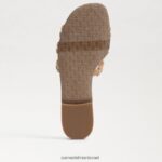 נשים הַנעָלָה Sam Edelman סנדל שקופיות צבעוני של מפרץ מולטי רפיה טבעית 4XL22X591 - Image 6