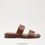 נשים הַנעָלָה Sam Edelman סנדל שקופיות Haydee עור אוכף 4XL22X571 - Image 2