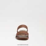 נשים הַנעָלָה Sam Edelman סנדל שקופיות Haydee עור אוכף 4XL22X571 - Image 3