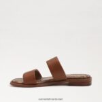 נשים הַנעָלָה Sam Edelman סנדל שקופיות Haydee עור אוכף 4XL22X571 - Image 4