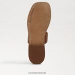 נשים הַנעָלָה Sam Edelman סנדל שקופיות Haydee עור אוכף 4XL22X571 - Image 6