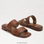 נשים הַנעָלָה Sam Edelman סנדל שקופיות Haydee עור אוכף 4XL22X571 - Image 7